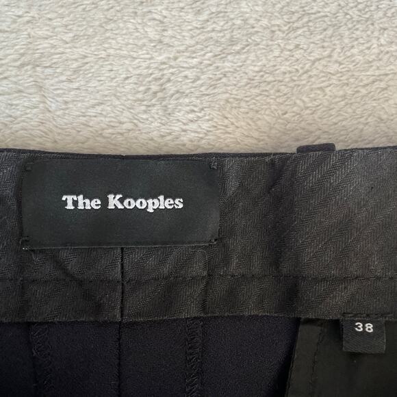 The Kooples Trousers Medium 38 Dark Blue Career Classic Capsule Minimal Tailored - Picture 3 of 7